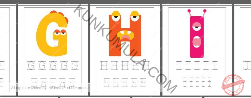 TRACING 11 Trace the Letters Pdf 52 Pages