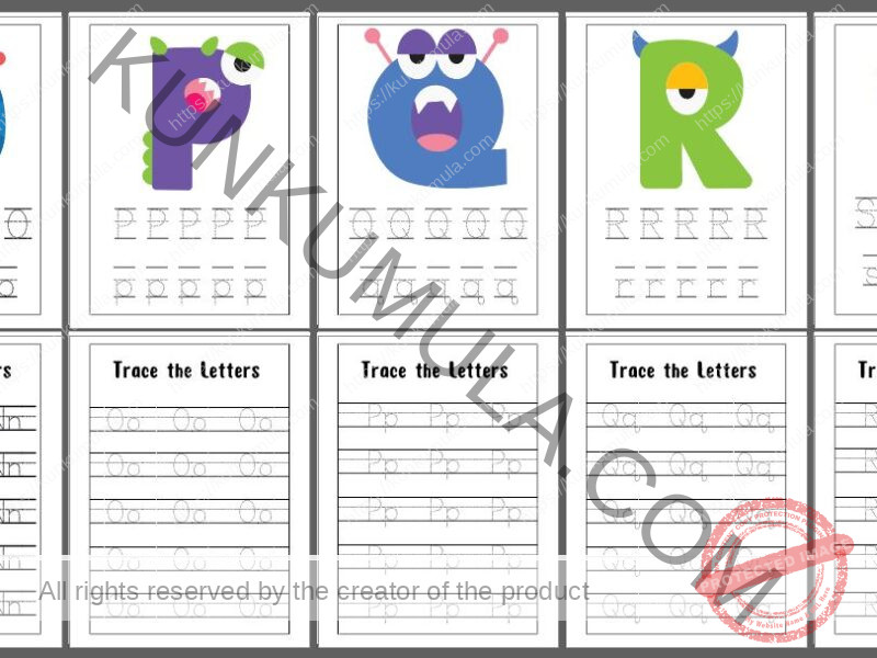 TRACING 11 Trace the Letters Pdf 52 Pages