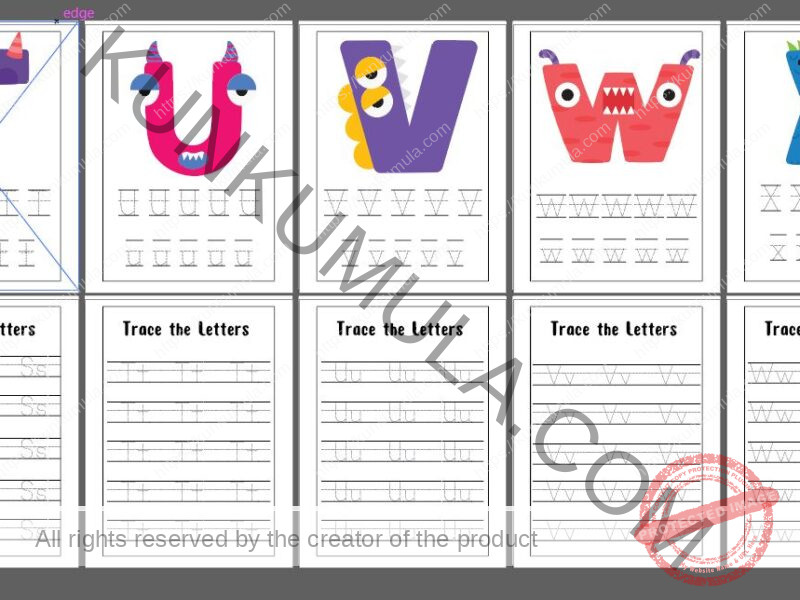 TRACING 11 Trace the Letters Pdf 52 Pages