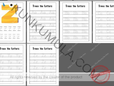 TRACING 11 Trace the Letters Pdf 52 Pages
