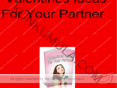 Valentines Ideas For You Partner Book