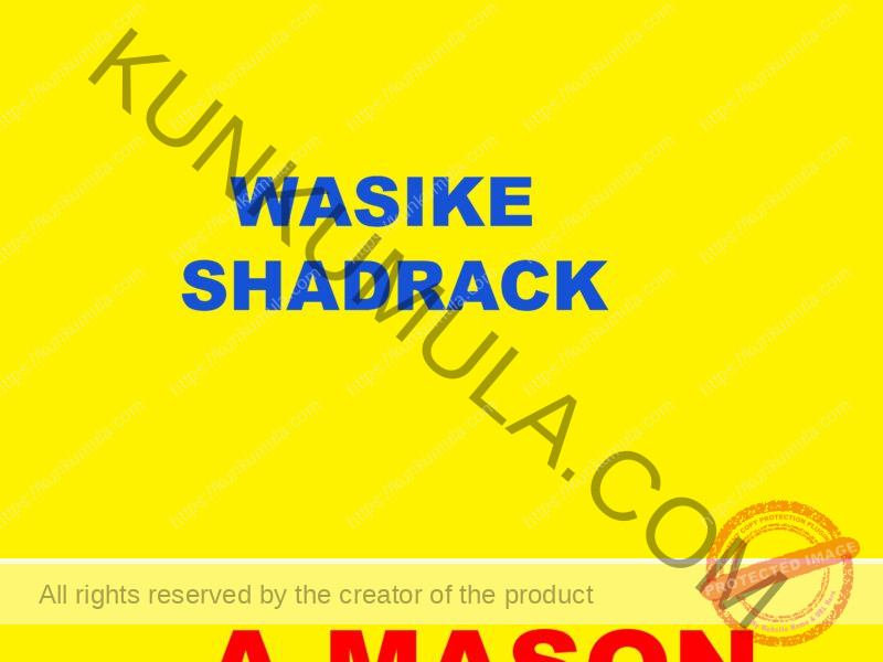 WASIKE SHADRACK