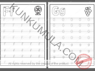 TRACING 02 Trace the letter, then color the picture.pdf in 26 pages