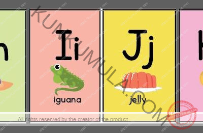 Alphabet Flashcards From A TO Z