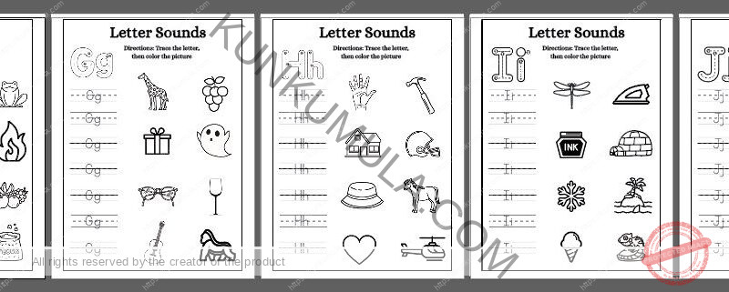 TRACING 04 Trace the letter, then color the picture.pdf in 26 pages