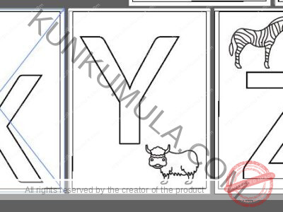 Alphabet Coloring Book in pdf and its 27 Pages