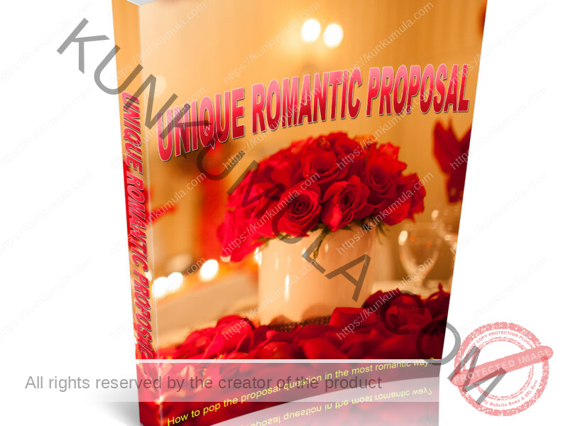 Unique Romantic Proposal Book