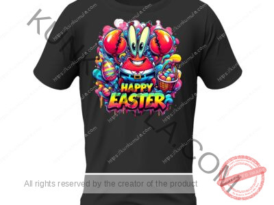 A Happy Easter Vibes Artwork for T-shirts, hoodies, tote bags, wall art, stickers, mugs, and more in Png