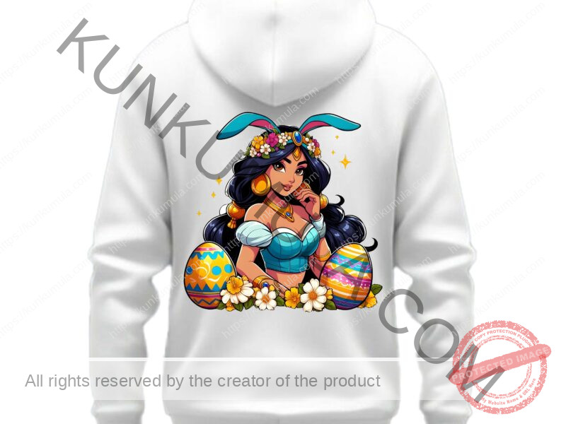 Am A Princess Happy Easter Artwork for T-shirts, hoodies, tote bags, wall art, stickers, mugs, and more in Png