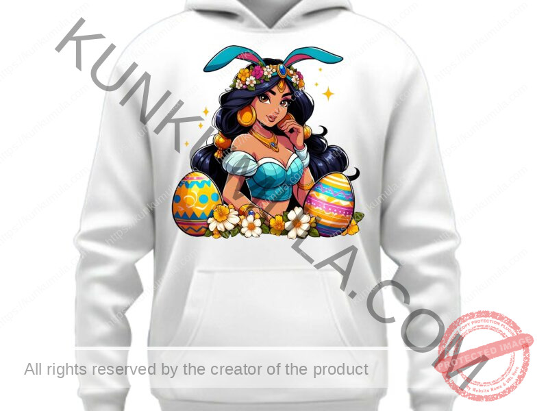 Am A Princess Happy Easter Artwork for T-shirts, hoodies, tote bags, wall art, stickers, mugs, and more in Png