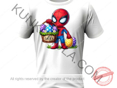 Am Spider Man This Easter I Wish YoU A Happy Easter Artwork for T-shirts, hoodies, tote bags, wall art, stickers, mugs, and more in Png