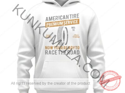 American Tire Distressed Art work for T-shirts, hoodies, tote bags, wall art, stickers, mugs, and more