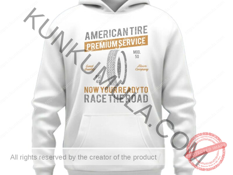 American Tire Distressed Art work for T-shirts, hoodies, tote bags, wall art, stickers, mugs, and more