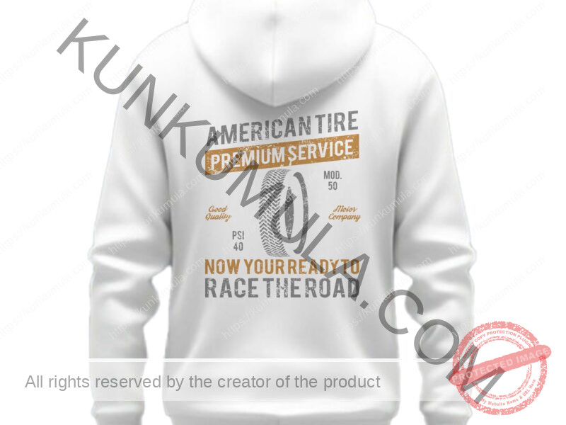 American Tire Distressed Art work for T-shirts, hoodies, tote bags, wall art, stickers, mugs, and more