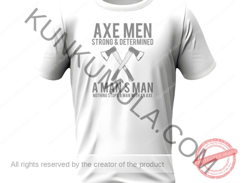 Axe Man Art work for T-shirts, hoodies, tote bags, wall art, stickers, mugs, and more