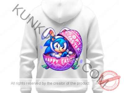 Blue Happy Easter Vibes Artwork for T-shirts, hoodies, tote bags, wall art, stickers, mugs, and more Png