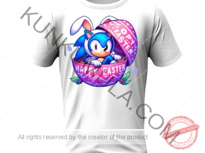 Blue Happy Easter Vibes Artwork for T-shirts, hoodies, tote bags, wall art, stickers, mugs, and more Png