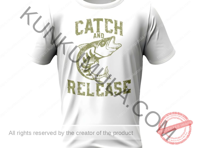 Catch and Release Artwork for T-shirts, hoodies, tote bags, wall art, stickers, mugs, and more