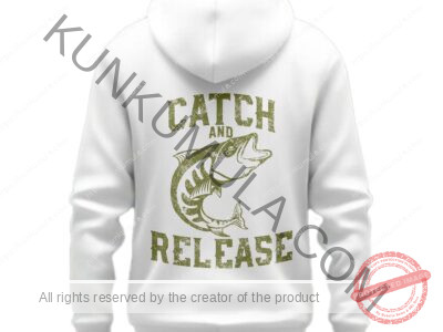 Catch and Release Artwork for T-shirts, hoodies, tote bags, wall art, stickers, mugs, and more