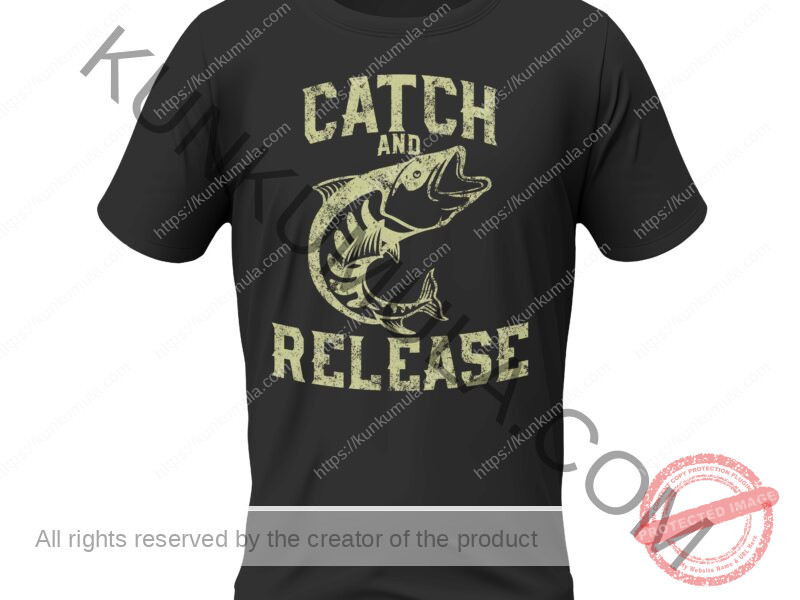 Catch and Release Artwork for T-shirts, hoodies, tote bags, wall art, stickers, mugs, and more