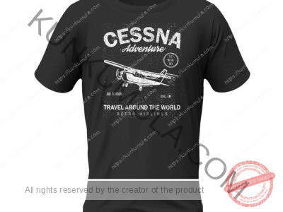 Cessna Distressed T-shirts, hoodies, tote bags, wall art, stickers, mugs, and more