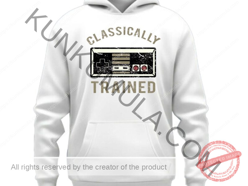 Classically Trained Distressed Artwork for T-shirts, hoodies, tote bags, wall art, stickers, mugs, and more