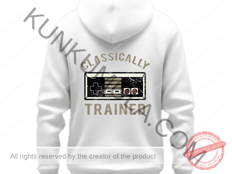 Classically Trained Distressed Artwork for T-shirts, hoodies, tote bags, wall art, stickers, mugs, and more