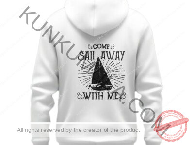 Come Sail Away Artwork for T-shirts, hoodies, tote bags, wall art, stickers, mugs, and more