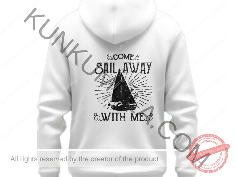 Come Sail Away Artwork for T-shirts, hoodies, tote bags, wall art, stickers, mugs, and more