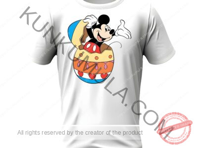 Easter Cartoon Surprise Artwork PNG Design for T-Shirts & Merchandise In Png