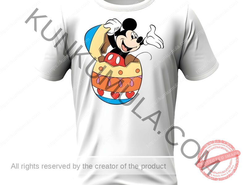 Easter Cartoon Surprise Artwork PNG Design for T-Shirts & Merchandise In Png