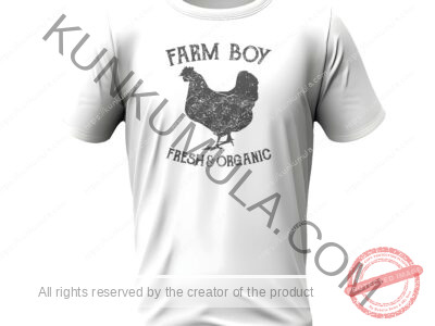 Farm Boy Artwork for T-shirts, hoodies, tote bags, wall art, stickers, mugs, and more