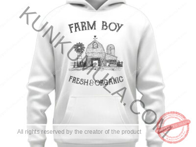Farm Boy Fresh & Organic Artwork for T-shirts, hoodies, tote bags, wall art, stickers, mugs, and more