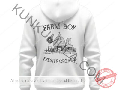 Farm Boy Fresh & Organic Artwork for T-shirts, hoodies, tote bags, wall art, stickers, mugs, and more