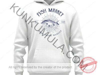Fish Market Artwork for T-shirts, hoodies, tote bags, wall art, stickers, mugs, and more PNG