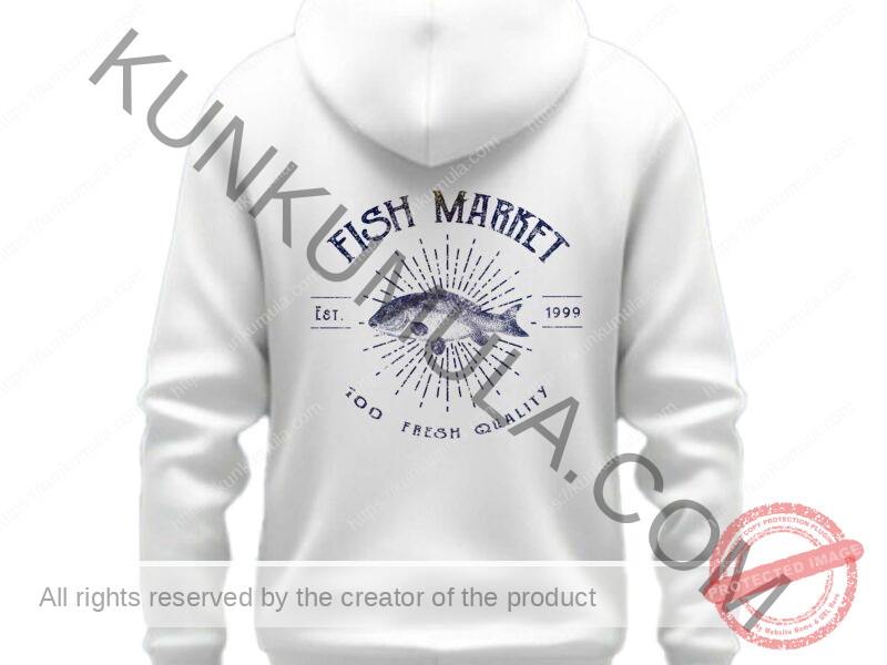 Fish Market Artwork for T-shirts, hoodies, tote bags, wall art, stickers, mugs, and more PNG