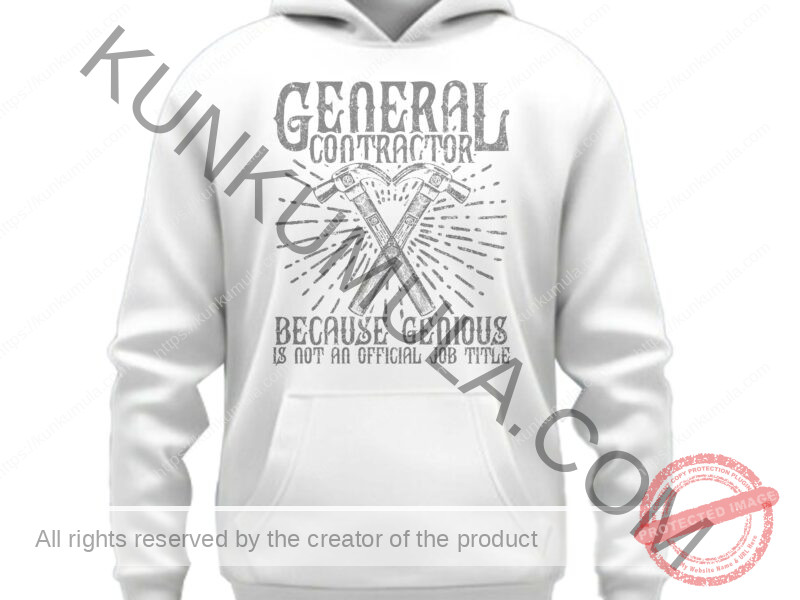 General Contractor Distressed Artwork for T-shirts, hoodies, tote bags, wall art, stickers, mugs, and more