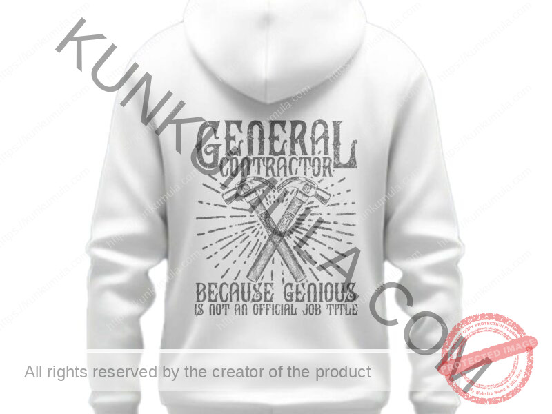 General Contractor Distressed Artwork for T-shirts, hoodies, tote bags, wall art, stickers, mugs, and more