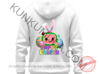 Happy Easter Artwork for T-shirts, hoodies, tote bags, wall art, stickers, mugs, and more IN PNG