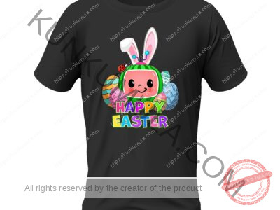 Happy Easter Artwork for T-shirts, hoodies, tote bags, wall art, stickers, mugs, and more IN PNG