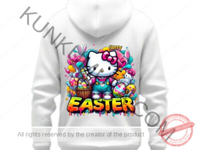 Happy Easter Artwork for T-shirts, hoodies, tote bags, wall art, stickers, mugs, and more in Png