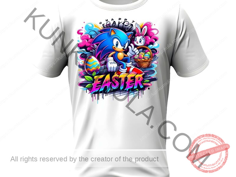 Happy Easter Artwork for T-shirts, hoodies, tote bags, wall art, stickers, mugs, and more in Png