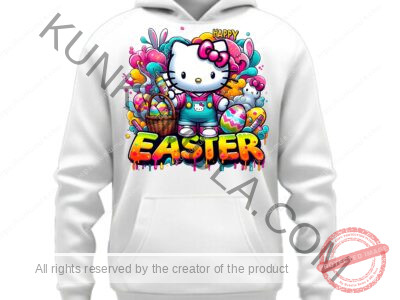 Happy Easter Artwork for T-shirts, hoodies, tote bags, wall art, stickers, mugs, and more in Png