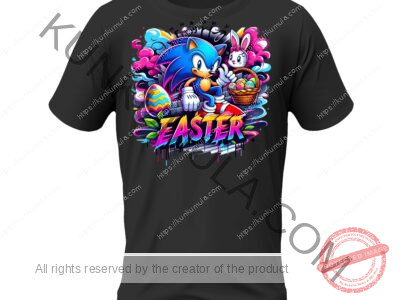 Happy Easter Artwork for T-shirts, hoodies, tote bags, wall art, stickers, mugs, and more in Png