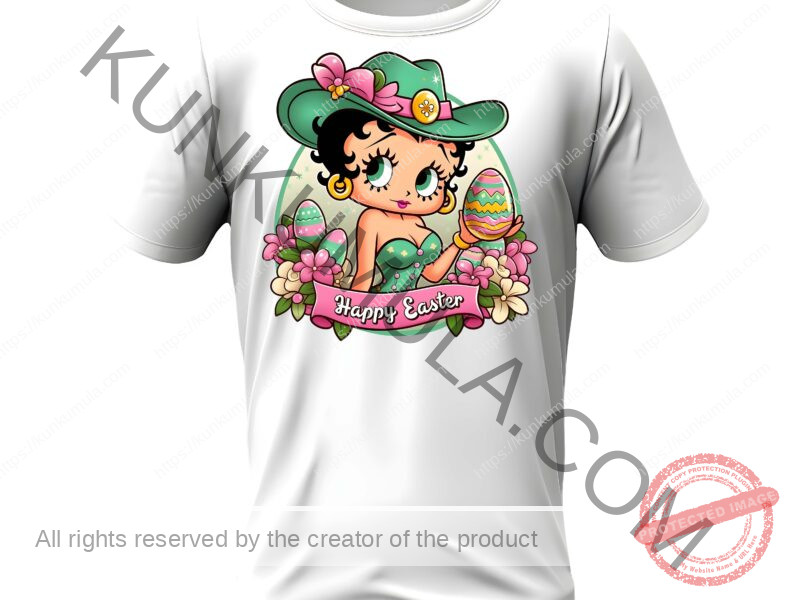 Happy Easter Artwork for T-shirts, hoodies, tote bags, wall art, stickers, mugs, and more in Png