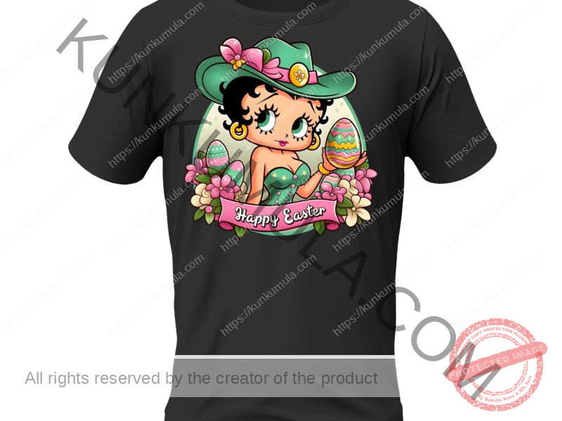 Happy Easter Artwork for T-shirts, hoodies, tote bags, wall art, stickers, mugs, and more in Png