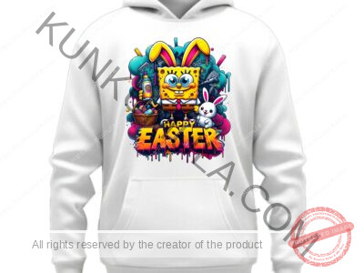 Happy Easter Spray the Whole City Artwork for T-shirts, hoodies, tote bags, wall art, stickers, mugs, and more Png