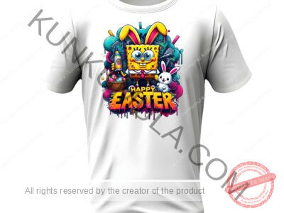 Happy Easter Spray the Whole City Artwork for T-shirts, hoodies, tote bags, wall art, stickers, mugs, and more Png