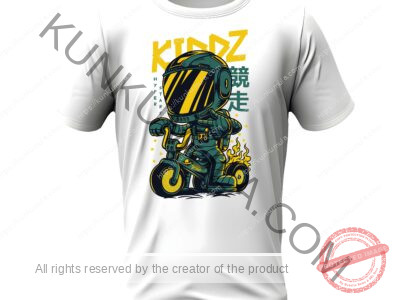 Kiddz Illustration Artwork for T-shirts, hoodies, tote bags, wall art, stickers, mugs, and more Zipped