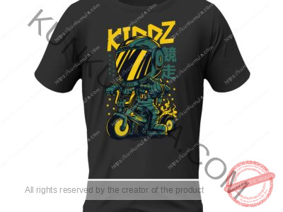 Kiddz Illustration Artwork for T-shirts, hoodies, tote bags, wall art, stickers, mugs, and more Zipped